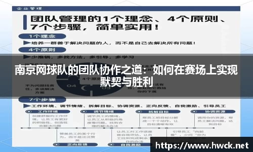 南京网球队的团队协作之道：如何在赛场上实现默契与胜利